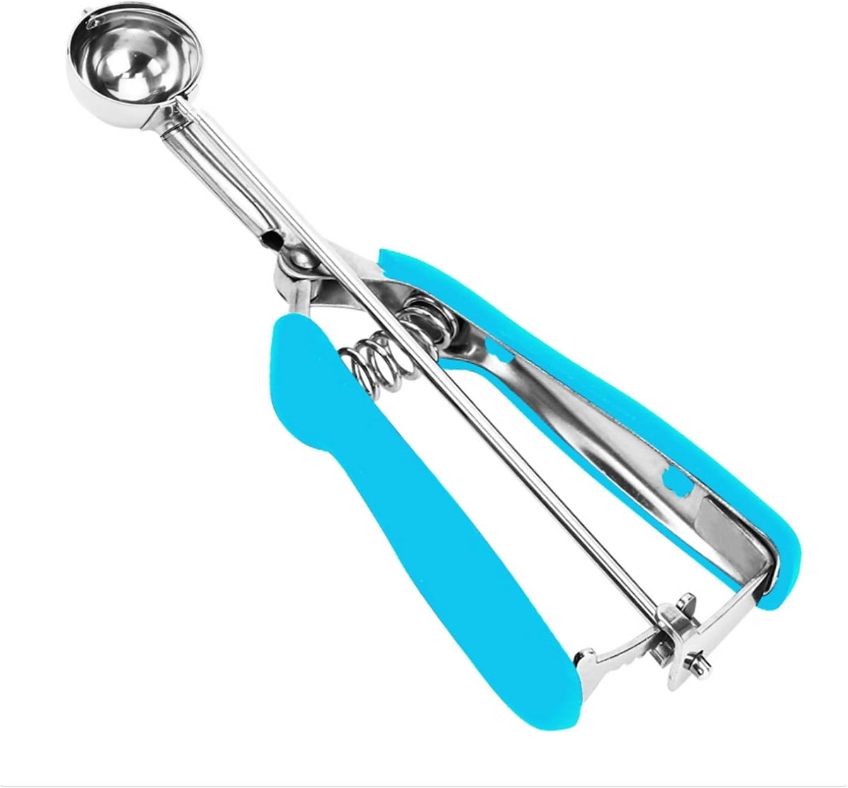 Ice Cream Scoop, 18/8 Stainless Steel Cookie Scoop, Cookie Scoops for Baking, 2 Tbsp/ 30 ml/ 1 oz Cookie Dough Scoop, Ice Cream Scooper with Trigger Release, Cookie Scooper for Baking