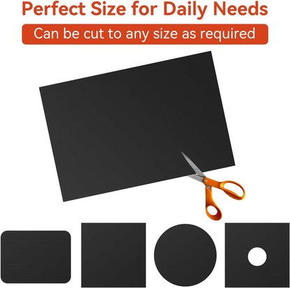 Oven Liners for Bottom of Electric Gas Oven, Reusable Non-Stick Teflon Protector Mat, Heat Resistant Grill Mats Outdoor, Easy to Clean Gas Stove Liners BPA and PFOA Free 23.6"x 15.7" Stovetop Cover