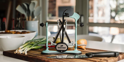 Warthog V-Sharp A4 Knife Sharpener, Diamond Rods, Metal Frame, Black