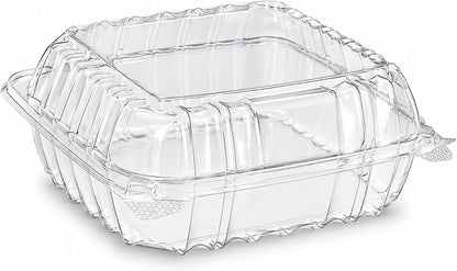 3 Compartment Food Containers with Lids, 25 Pack, 38 Oz Take Out Containers, Reusable Meal Prep Containers, Microwave Safe Lunch Boxes, Food Storage Containers for Catering, Restaurant & To Go Meals