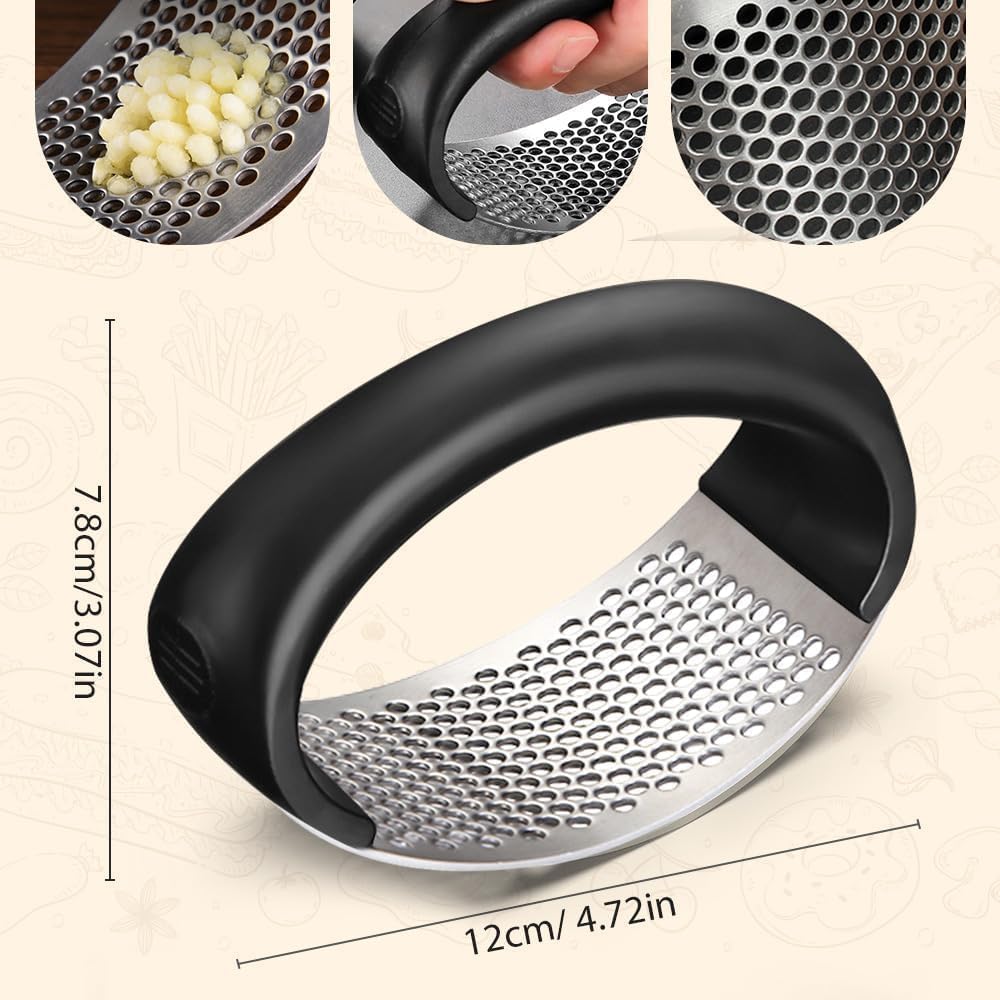 Home Kitchen Utensils Portable Manual Garlic Crusher - Garlic Crusher,2026 Upgraded Stainless Steel Garlic Crusher,Home & Kitchen Garlic Press.