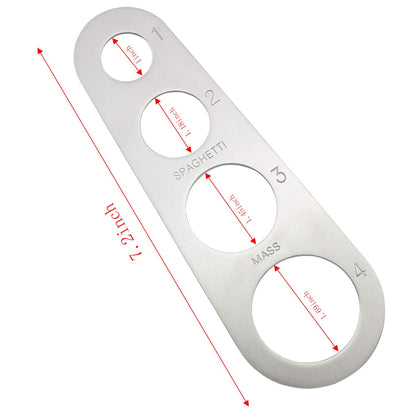 4-Hole Stainless Steel Spaghetti Measure Tool