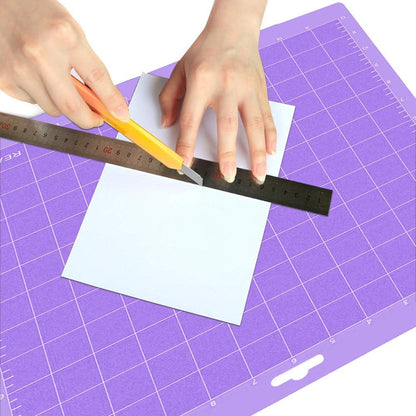 REALIKE 12x12 Light Cutting Mat Compatible with Cricut Maker 3/Maker 4/Maker/Explore 3/4/Air 2/Air/One(3 Mats), Gridded Adhesive Non-Slip Cut Mat for Crafts, Quilting, Sewing and All Arts