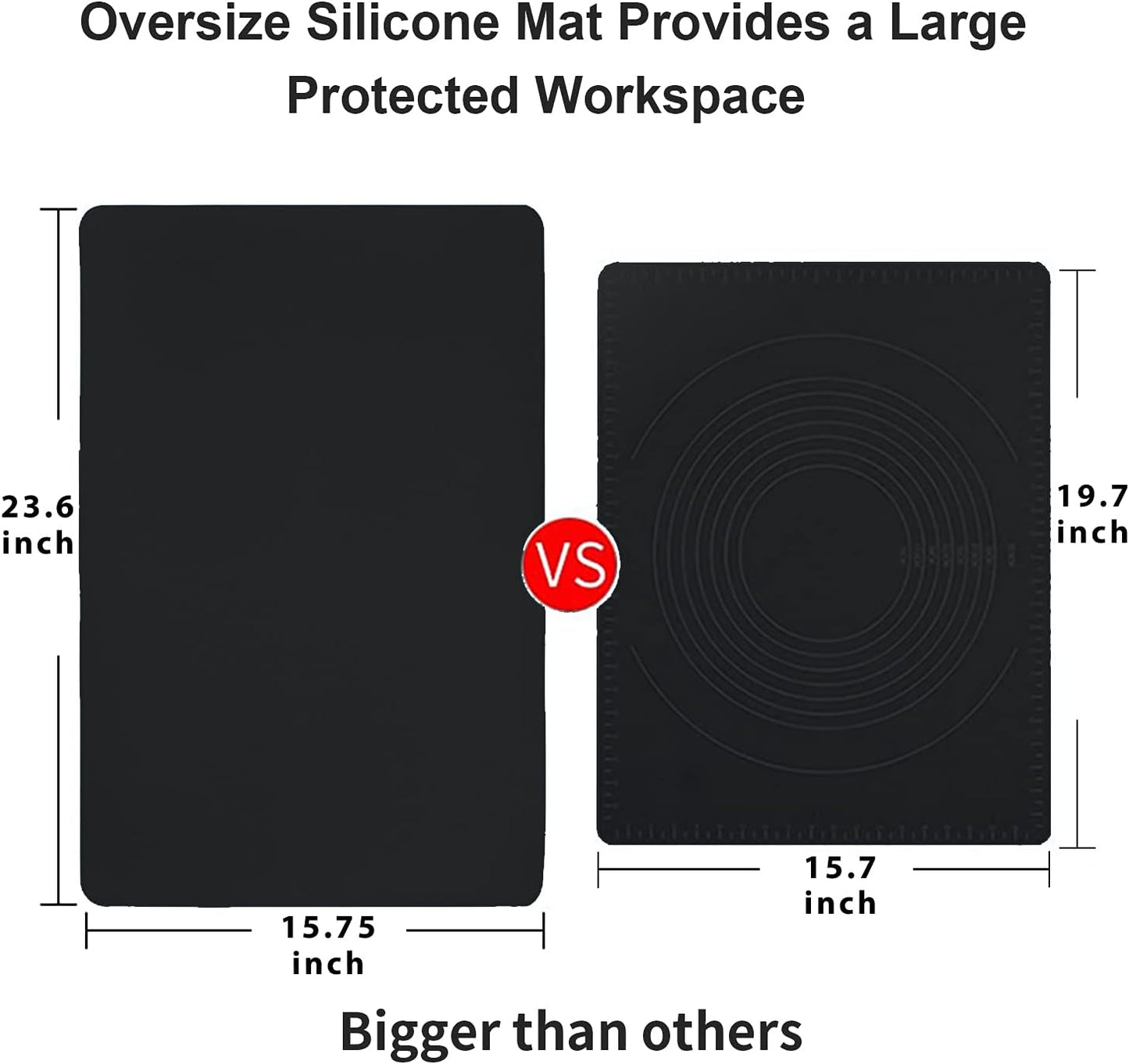 Extra Large Silicone Mats for Kitchen Counter, 27.6'' x 19.7'' Nonskid Silicone Placemats for Kids, Nonstick Purple Silicone Mat for Baking Crafts, Silicone Dab Mat Heat Resistant, 1Pack - Colors B
