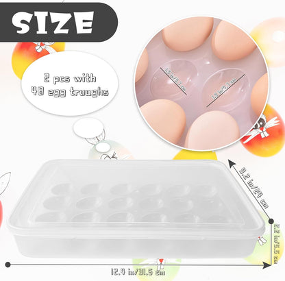 Egg Holder for 72 Eggs,3-Layer Plastic Egg Container,Deviled Egg Tray with Handle Lid,Devil Egg Holder for Refrigerator,Kitchen,Easter Party,Keep Fresh