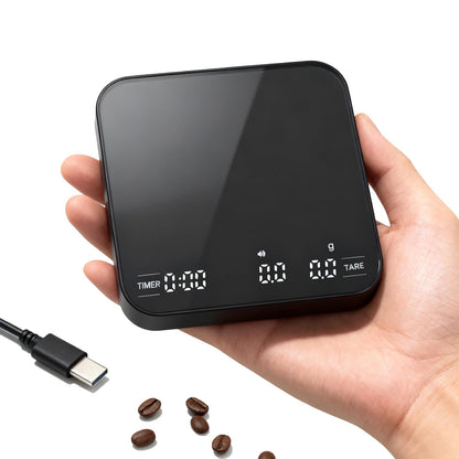 Lamido M2 Mini Coffee Scale Digital with Auto Timer, Tempered Glass