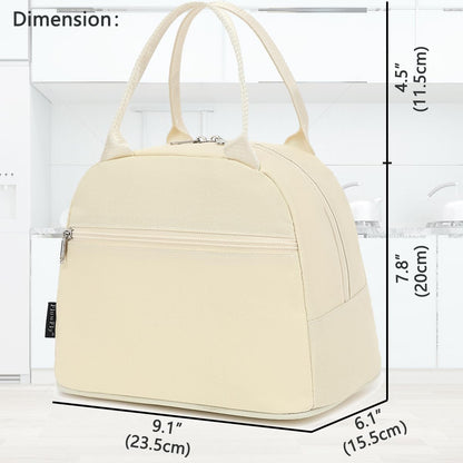 FlowFly Insulated Lunch Cooler Bag - Tote Bag Organizer for Women/Men, Black - Colors A