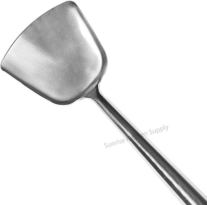 SUNRISE Kitchen Supply All Stainless Steel Wok Shovel #3
