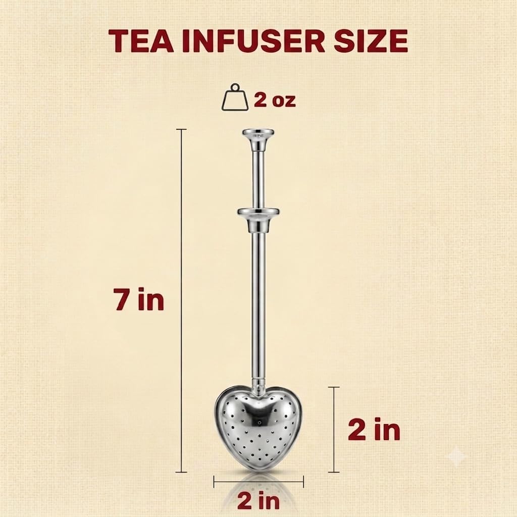Tea Infuser Stick, 100% Stainless Steel 304, Loose Leaf Steeper