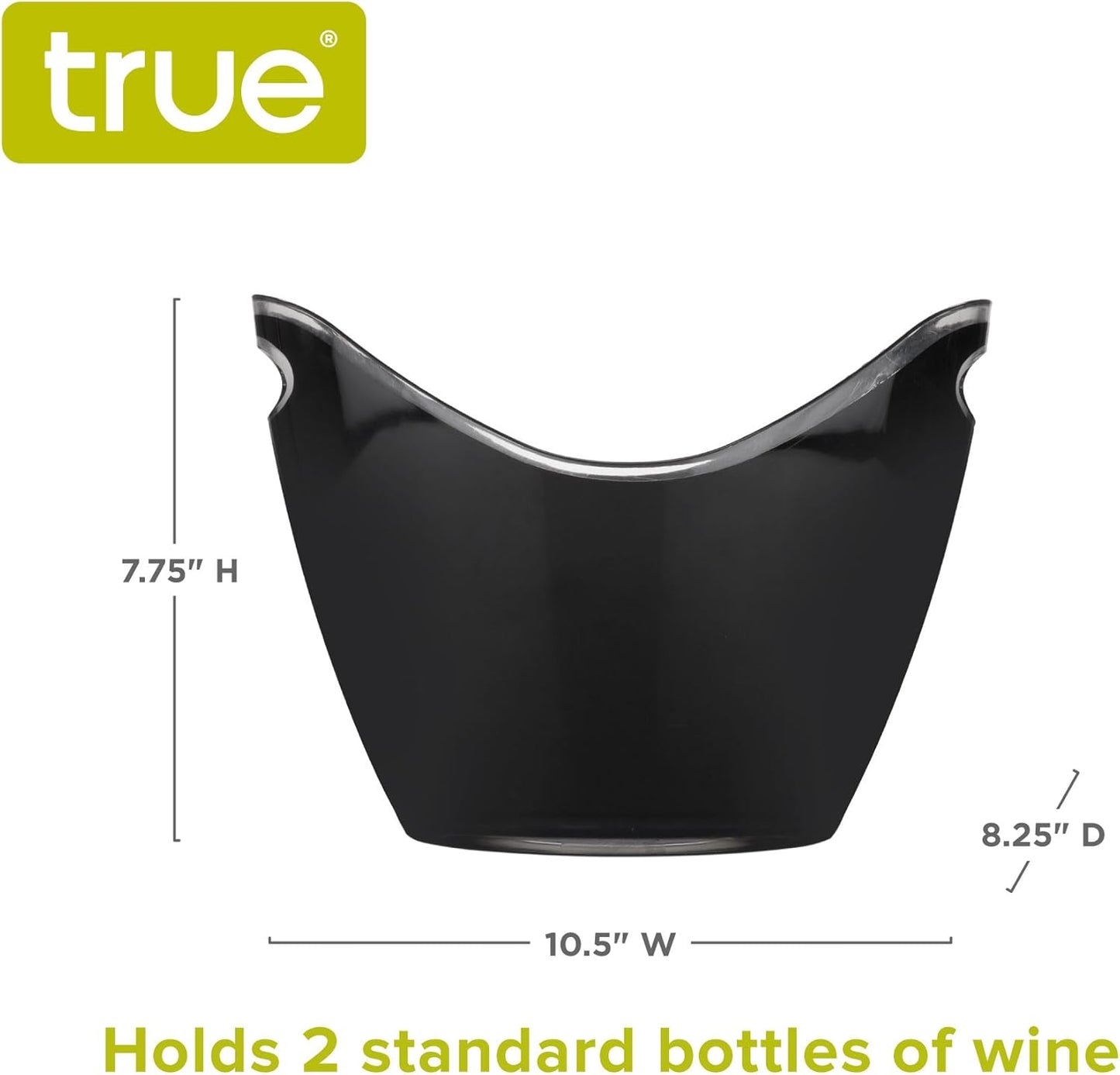 True Galvanized Tub, Large Ice Buckets for Parties, Beverage Cooler for Beer, Wine, Soda, Bottled Water, Rustic Beverage Tub, Drink Bucket for Indoor & Outdoor Party, 6.3 Gal (23.8 Liters), Set of 1