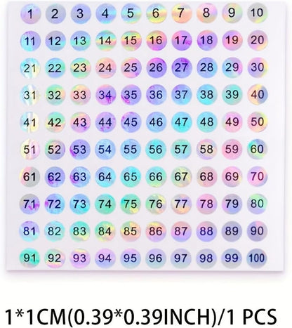 100-Pack Removable Freezer Labels, Waterproof Food Storage Stickers for Date & Contents Marking - Colors A