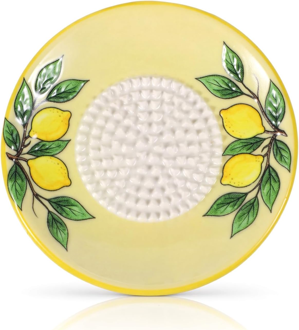 ElevateTech Ceramic Garlic Grater Plate Kitchen Grater Utensil Set