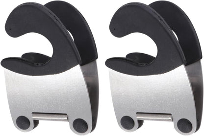2pcs Stainless Steel Pot Clip Spoon Holder, Heat Resistant Kitchen Gadget
