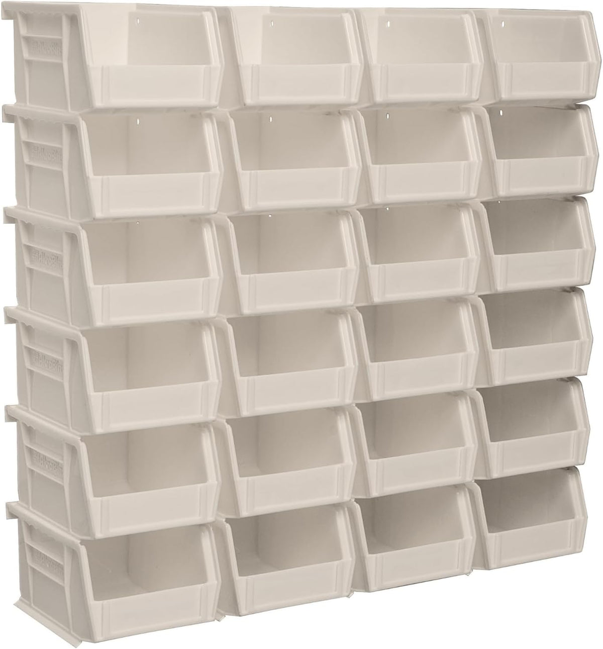 Akro-Mils 30210 AkroBins Plastic Storage Bins, 5"x4"x3", Clear, 24-Pack