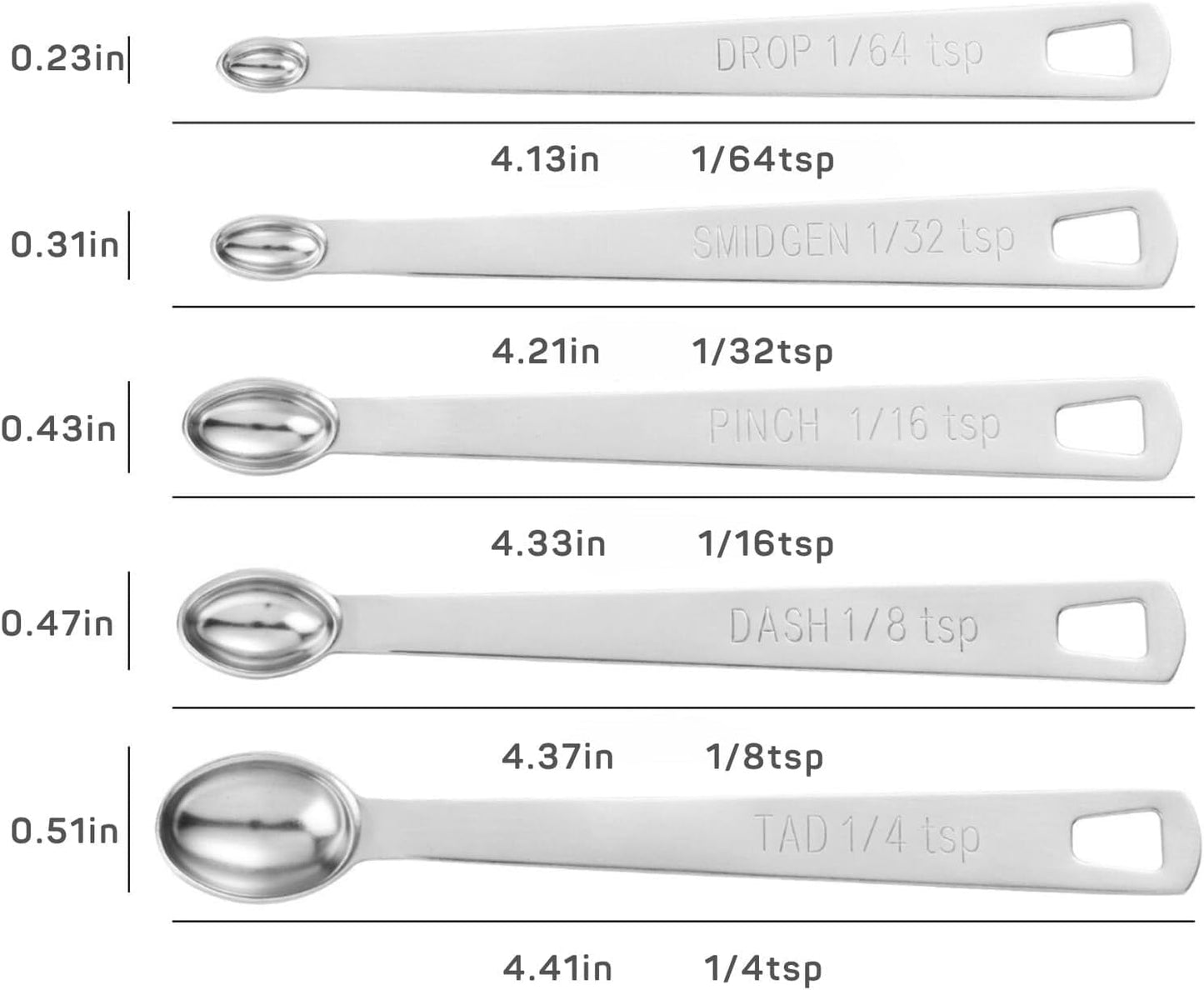 30PCS Measuring Cups and Spoons Set, 7 Nesting Measuring Cups, 18 Measuring Spoons and 5 Mini Spoons, Stainless Steel Kitchen Measuring Set for Dry and Liquid Ingredients, Perfect for Cooking & Baking