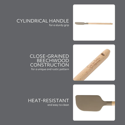 Sur La Table Kitchen Essential Mealcraft Silicone Spatula - Juniper Green