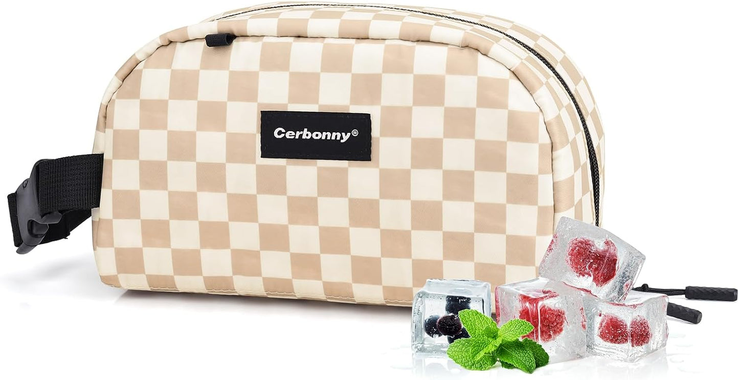 Cerbonny Freezable Cooler Bag for Work/School Travel - Mini Insulated Bag Fit For Yogurt