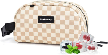 Cerbonny Freezable Cooler Bag for Work/School Travel - Mini Insulated Bag Fit For Yogurt