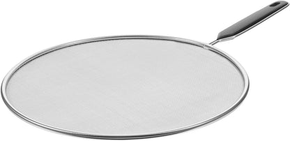 Unomor Oilproof Mesh Lid 15.75 Inch Splatter Screen for Frying Pan Grease Splash Guard Heat Resistant Pan Cover Kitchen Cooking Tool
