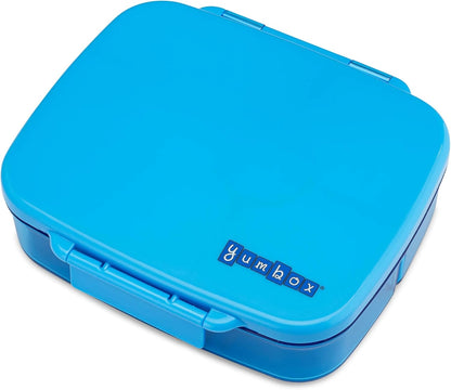 Yumbox Go Leakproof Bento Lunch Box, 5 Compartments, Charcoal Gray | Deep Portioned Tray | Removable Silicone Gasket | Lightweight Construction | Fits Most Lunch Bags | Easy-Clean Design