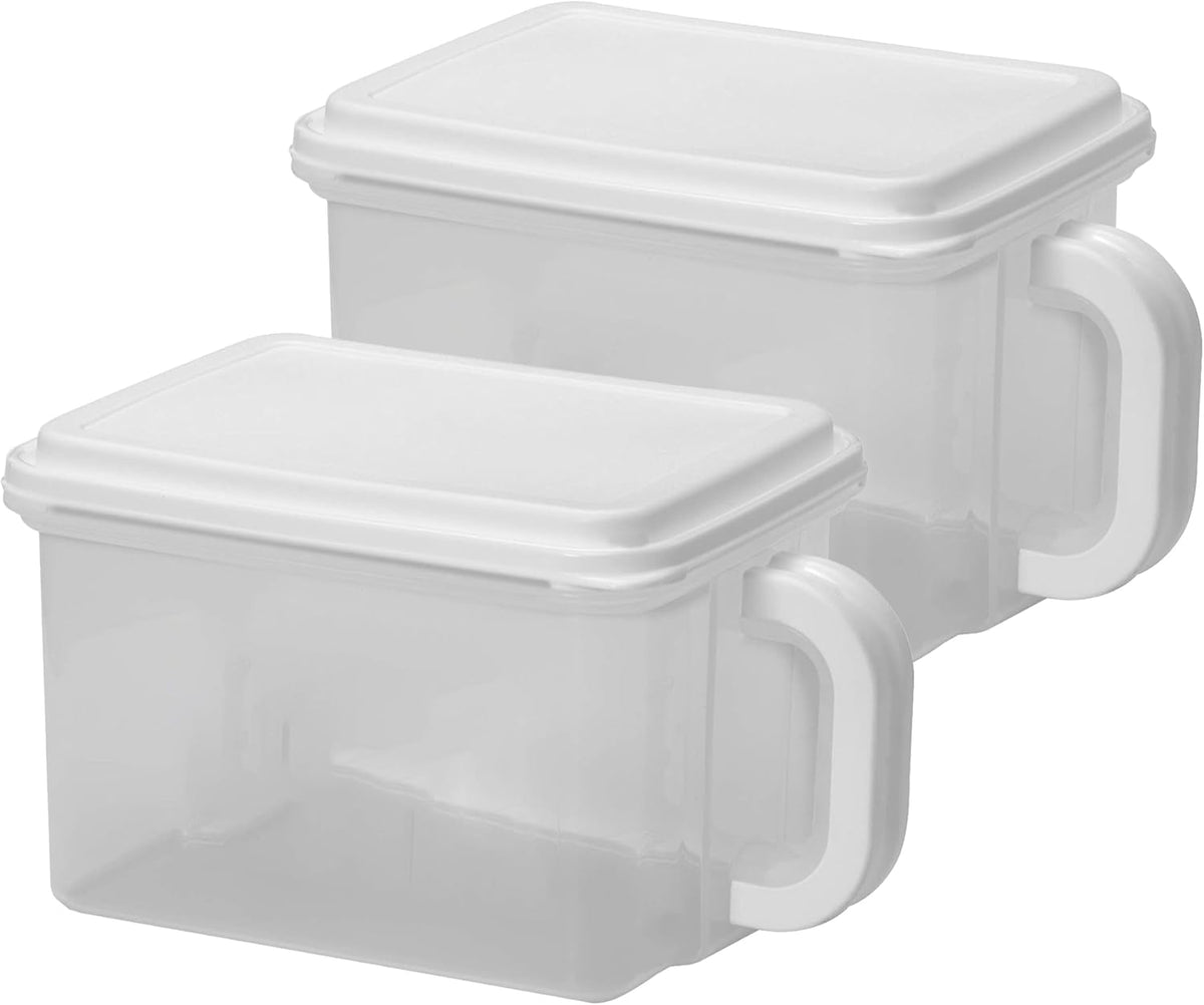Buddeez Cereal Containers Storage - Airtight Food Storage Containers with Lids - BPA Free Plastic Food Dispenser 21 Cup White