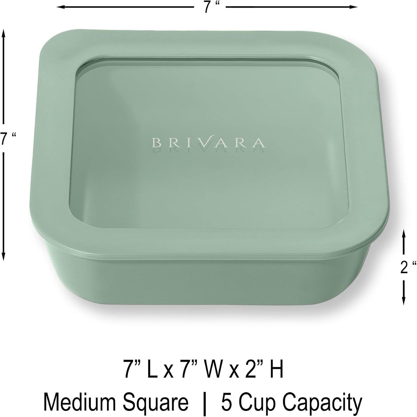 Ceramic Coated Glass Food Storage Container | No PTFE, PFOA, PFAS, and BPA | Reusable Non Toxic Meal Prep Container with Glass Lid | Easy To Store | 3 Cup Rectangle [Onyx]