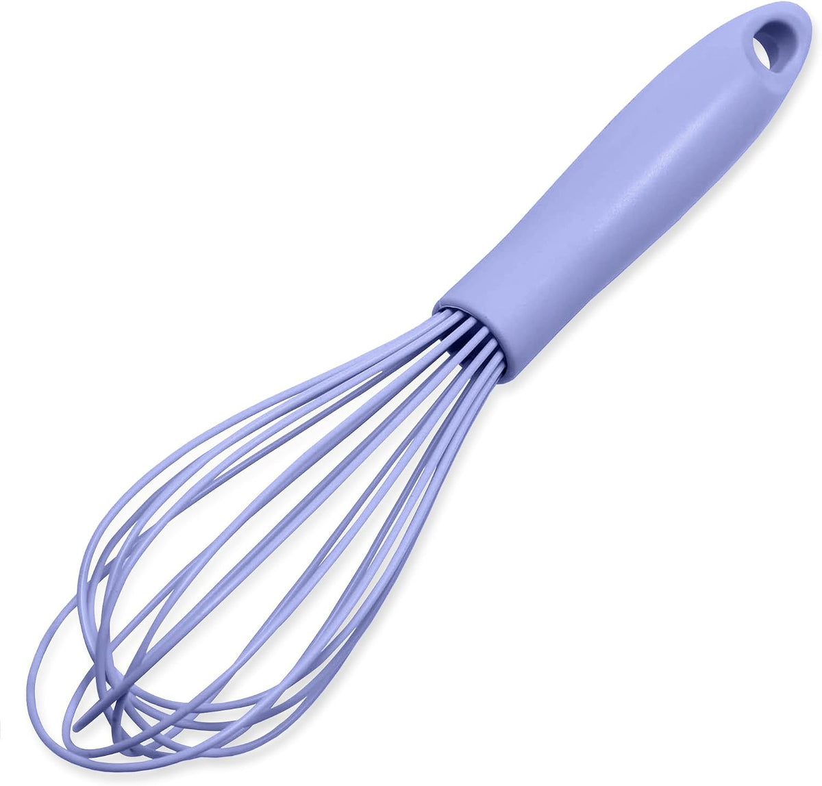 Chef Craft Premium Silicone Wire Cooking Whisk, 10.5 Inch, Red