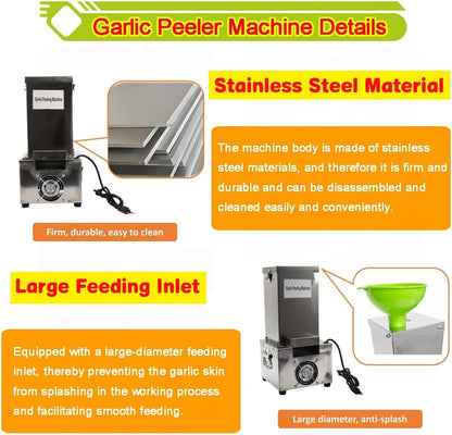 Electric Garlic Peeler Garlic Peeling Machine Separator