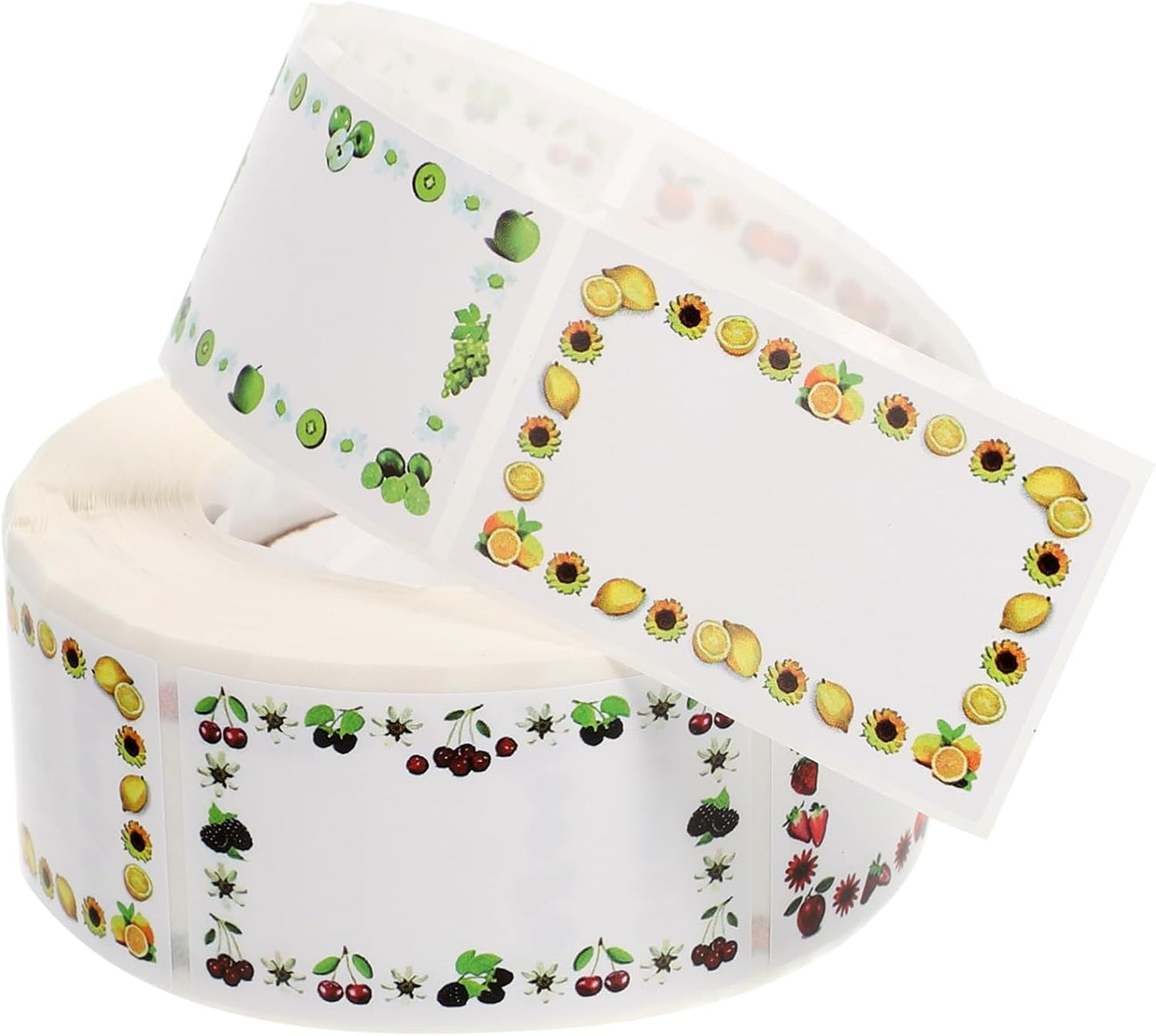 ARTIBETTER Waterproof Fruit Date Stickers 500 Sheets Removable Adhesive Labels for Food Storage Oil Resistant Multi-Function Label Stickers for Home and Office Use