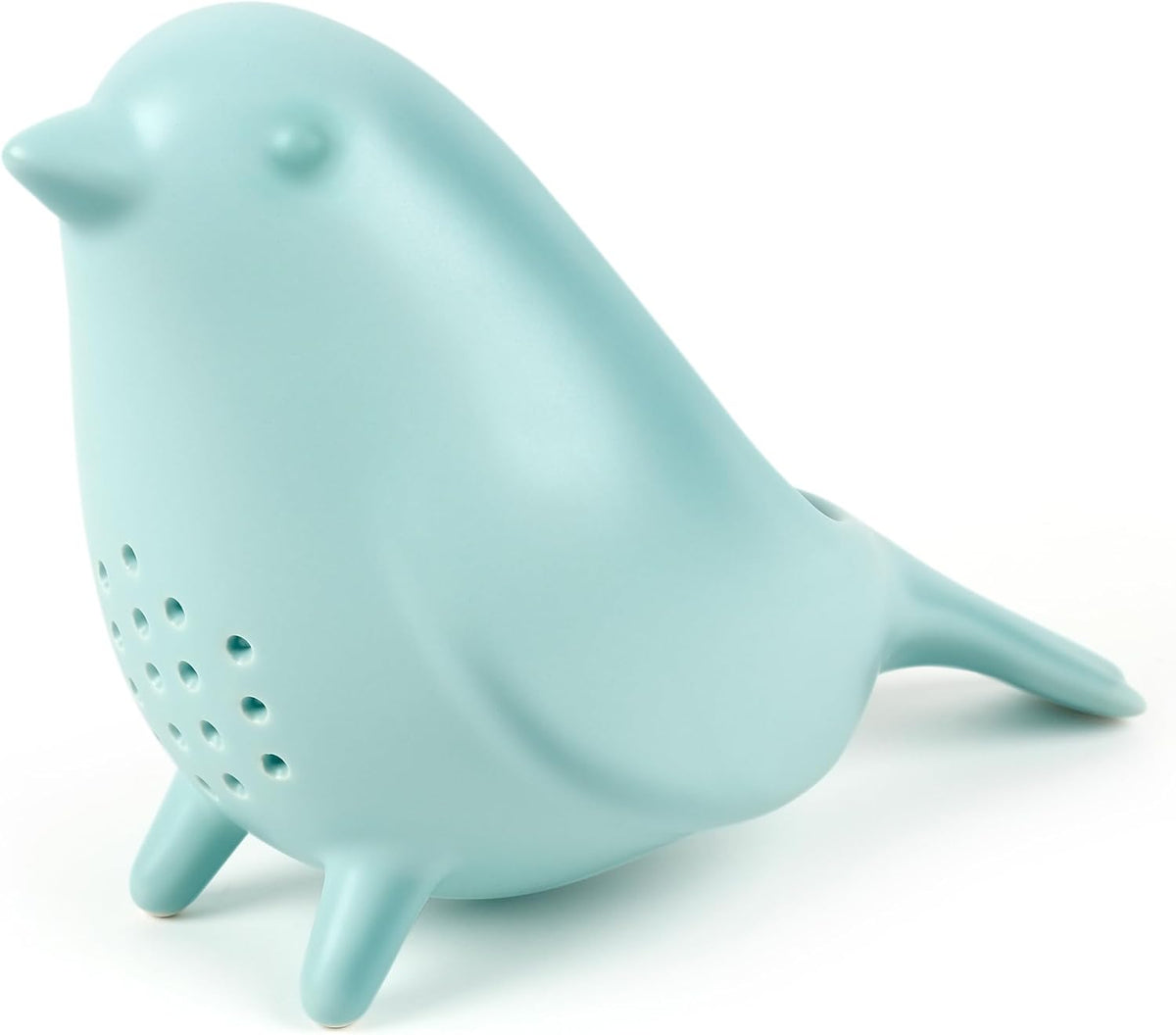 Genuine Fred BLUE BIRD Ceramic Soak-And-Serve Berry Colander