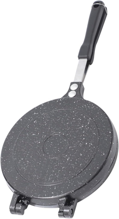 GOTOTOP Double Frying Pan Omelet, Panini, Pancake Frying Pan Maker, with Sturdy Construction and Cool Handle, Ideal Option for Small Kitchens, Easy Cleanup for Breakfast (Type 2)