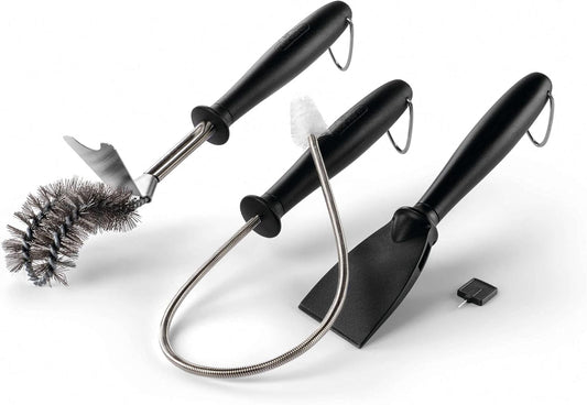 Napoleon Gas Grill Cleaning Toolset - Angled Cleaning Brush, Fire Box Scraper, Burner Port Cleaner, Venturi Tube Cleaner