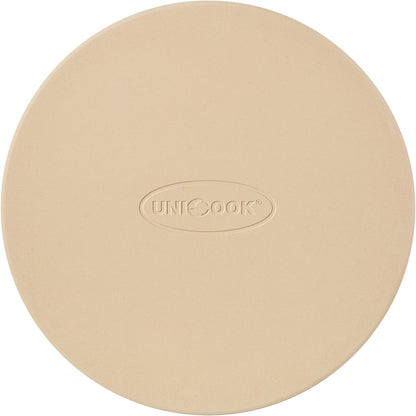 Unicook Pizza Stone for Oven Grill, 12" x 11" Rectangular Cordierite Stone