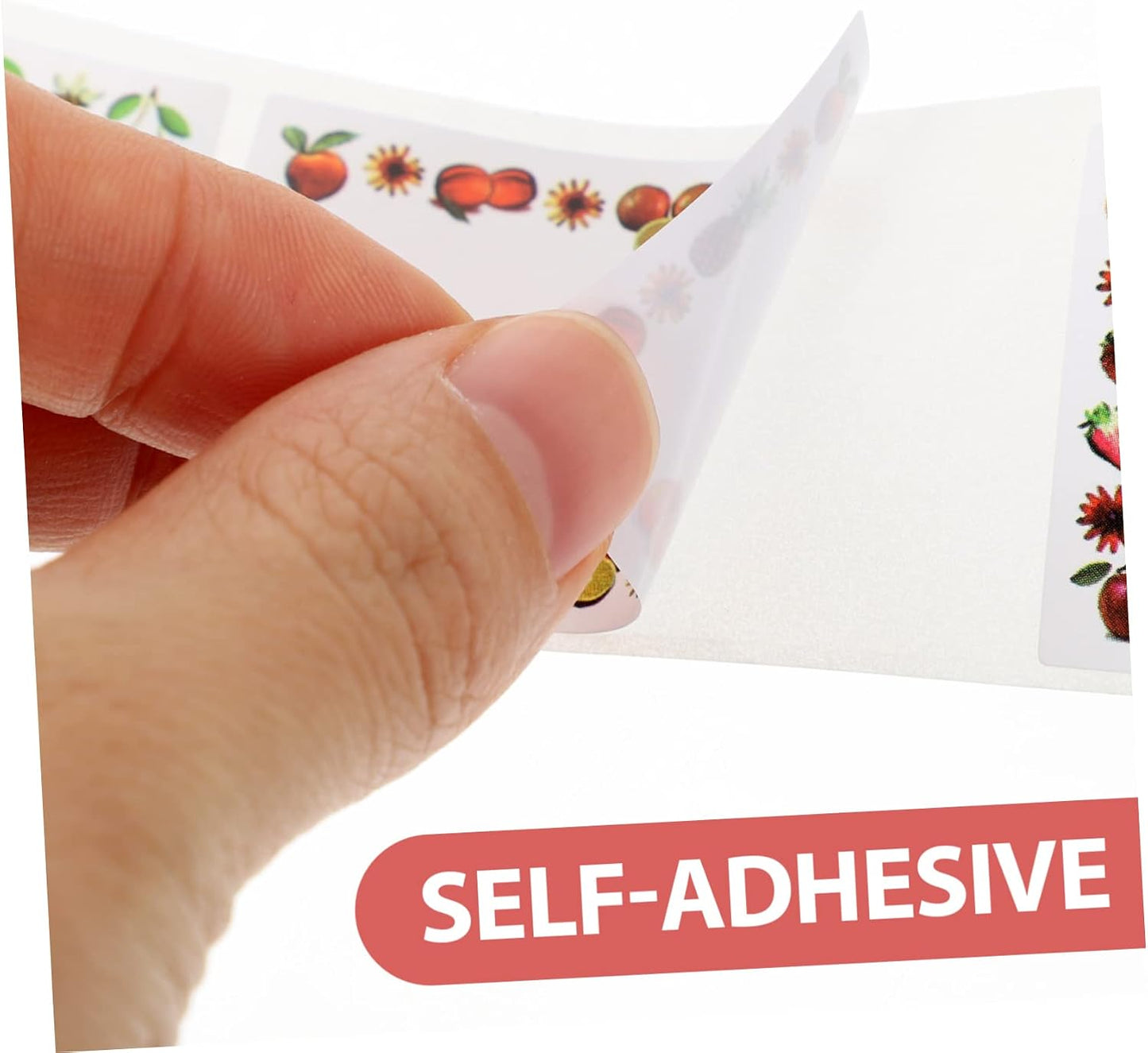 OSALADI Waterproof Self-Adhesive Date Stickers for Food Containers 500 Sheets Removable Label Stickers Oil-Resistant for Pantry Organization and Bottles