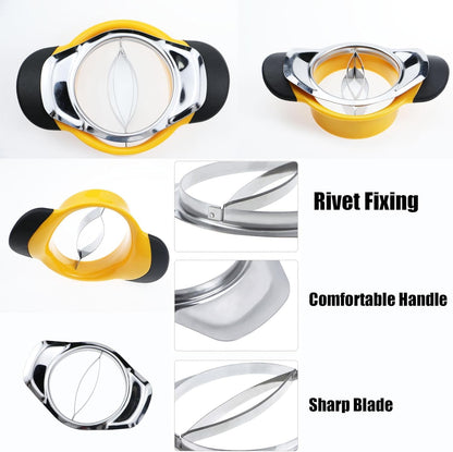 Mango Slicer Fruit Tool for Mangoes Effortless Pitting Mango Cutter 2 Pack