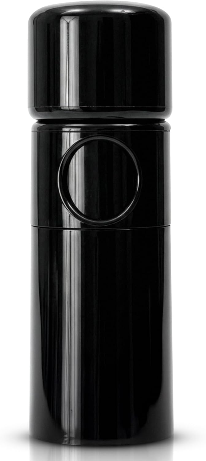 MAGNUM PEPPER GRINDER, Unicorn by TRE SPADE,Premium Manual Pepper Grinder with Steel Burrs, Adjustable Coarseness, High-Capacity Output, ABS Plastic, 6 Inch Small Size, Made in Italy