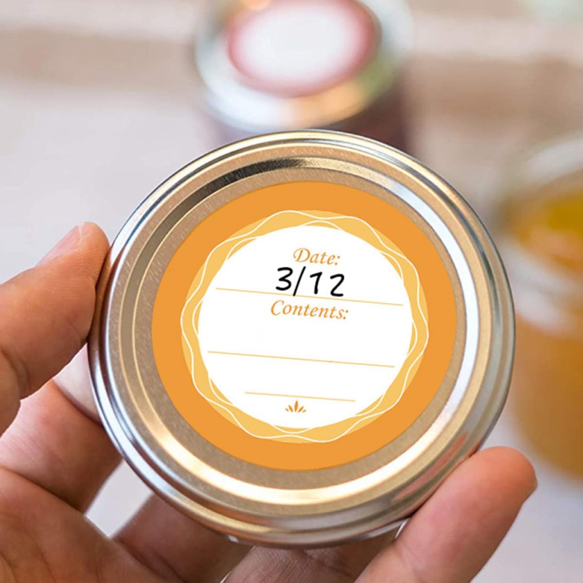 Waterproof Removable Date Labels for Food Storage 60pcs Blank Bottle and Kitchen Label Stickers Portable Handwriting for Pantry and Office Use