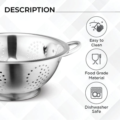 AVADOR Set of 6 Premium Stainless Steel Mixing Bowls Set, Easy To Clean, Space Saving Nestable Design, Great for Cooking, Baking, Prepping (0.75qt, 1.5qt, 3qt, 4qt, 5qt, 8qt)