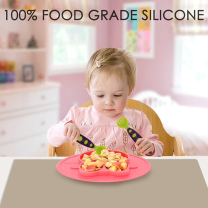 Extra Large Silicone Mats for Kitchen Counter, 27.6'' x 19.7'' Nonskid Silicone Placemats for Kids, Nonstick Purple Silicone Mat for Baking Crafts, Silicone Dab Mat Heat Resistant, 1Pack - Colors A