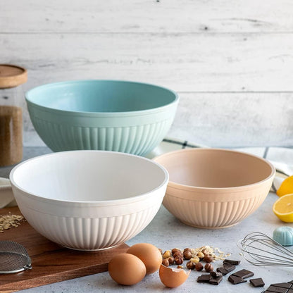 Nordic Ware Mini Prep and Serve Mixing Bowls Set, 4-Piece, Earth-Tones