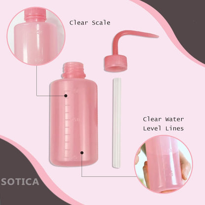 2PCS Squeeze Bottles - 500ml Tattoo Bottles Squirt Bottle