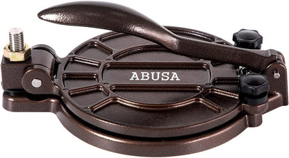 ABUSA Thickness Adjustable Tortilla Press 8 Inch Tortilla Maker Black - Roti, Dough Press, Dosa, Tawa, Tamale, Pizza, Pie, Patty (Extra Oil Paper or Patty Paper needed)