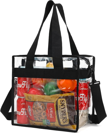 FlowFly Insulated Lunch Cooler Bag - Tote Bag Organizer for Women/Men, Black - Colors A
