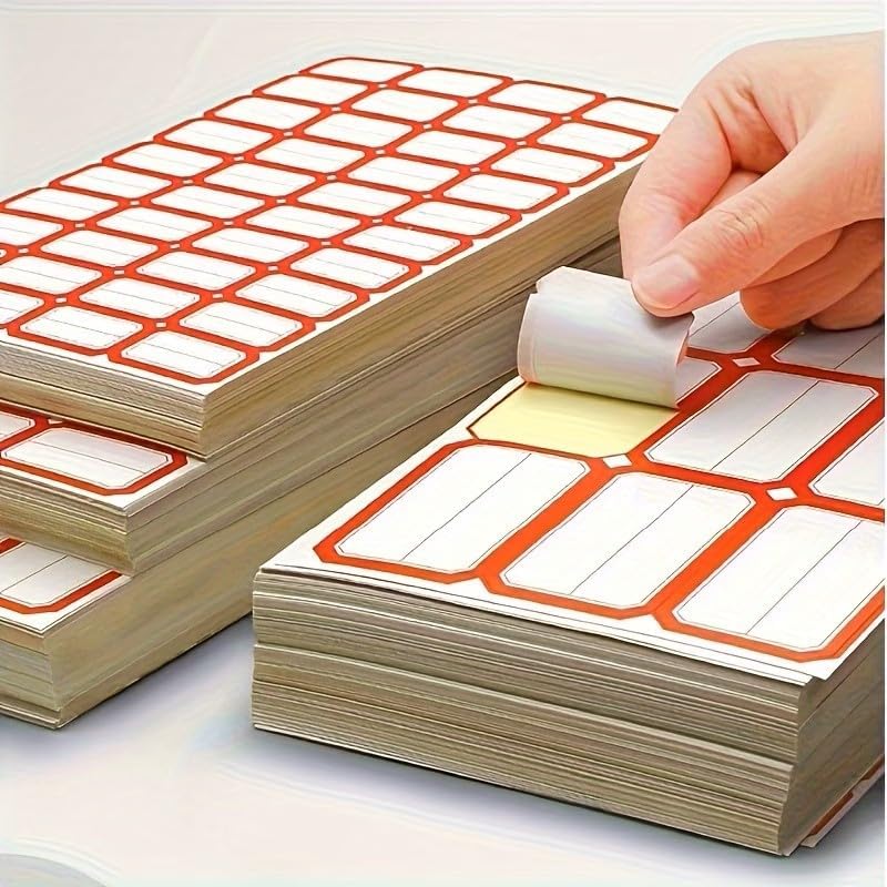 100-Pack Removable Freezer Labels, Waterproof Food Storage Stickers for Date & Contents Marking - Colors A