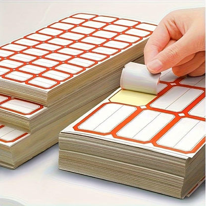 100-Pack Removable Freezer Labels, Waterproof Food Storage Stickers for Date & Contents Marking - Colors A