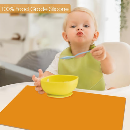 Extra Large Silicone Mat, 31.5x23.6 Inch Heat Resistant Mat for Kitchen Counter, Non Stick Silicone Baking Mat for Dough and Pastry, Thick Silicone placement Countertop Protector, Black countertop mat