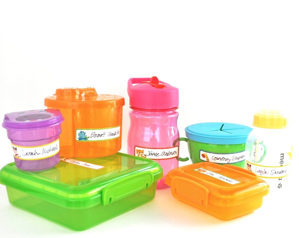 Removeable, Write-On Food Labels, Waterproof, Multipurpose, Freezer Safe, Self-Laminating Label, Dishwasher-Safe for Home Organization and Kitchen Labels (All-Purpose White), Made in The USA