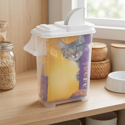 Cereal Containers Storage Airtight Food Organizers with Lids, 32 Cup BPA-Free Plastic Holder for Kitchen Pantry Organization, Clear Rice Flour Sugar Dry Goods Dispenser