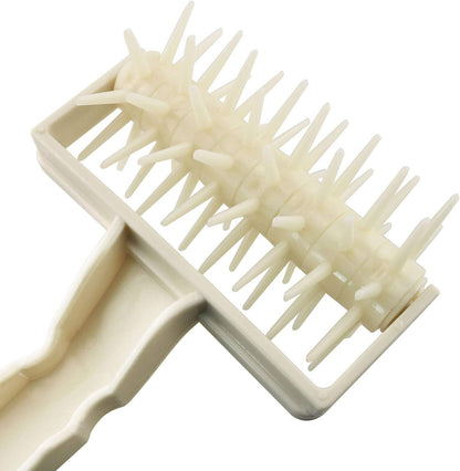 Tegg Pizza Roller Plastic Pizza Pastry Baking Dough Roller Docker Dough Bubble killer