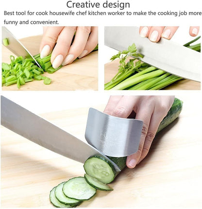 wefaner Stainless Steel Finger Guards for Cutting